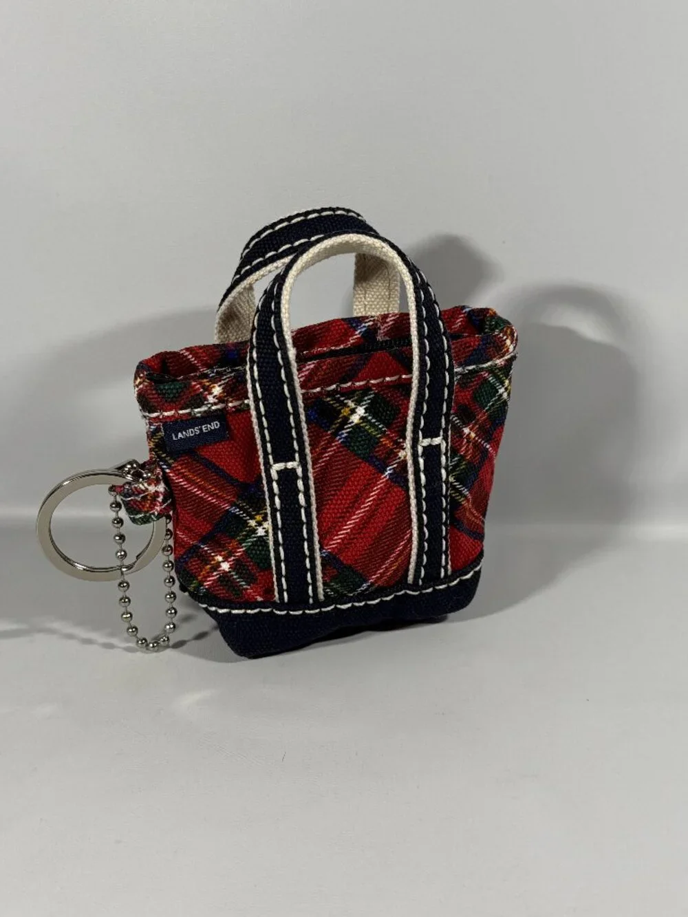 Land's End Micro Canvas Tote Charm NWT